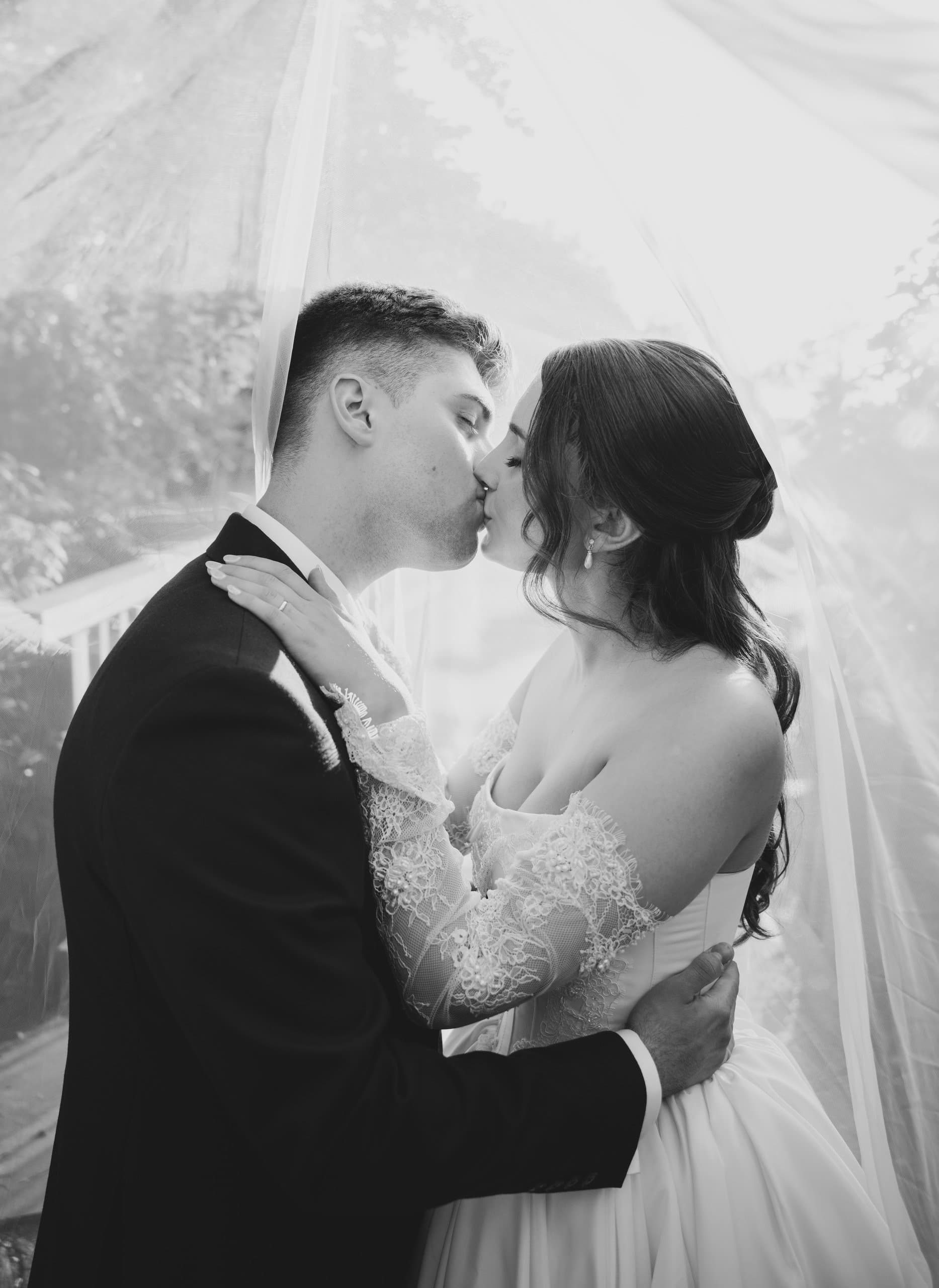 Bride and groom portrait