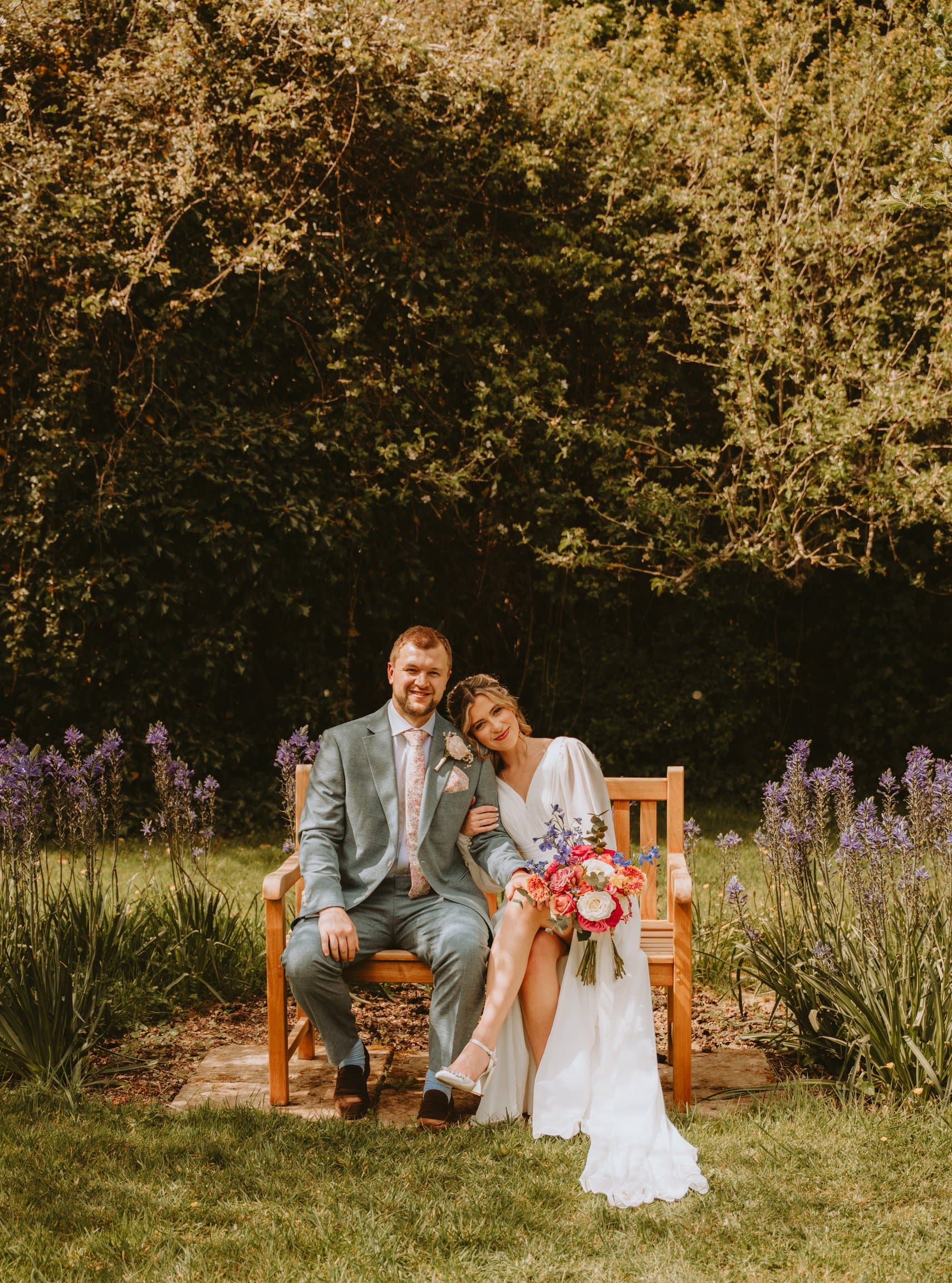 Bride and groom portrait